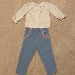 The Beaufort Bonnet Company Beatrice Bow Blouse and Pants set